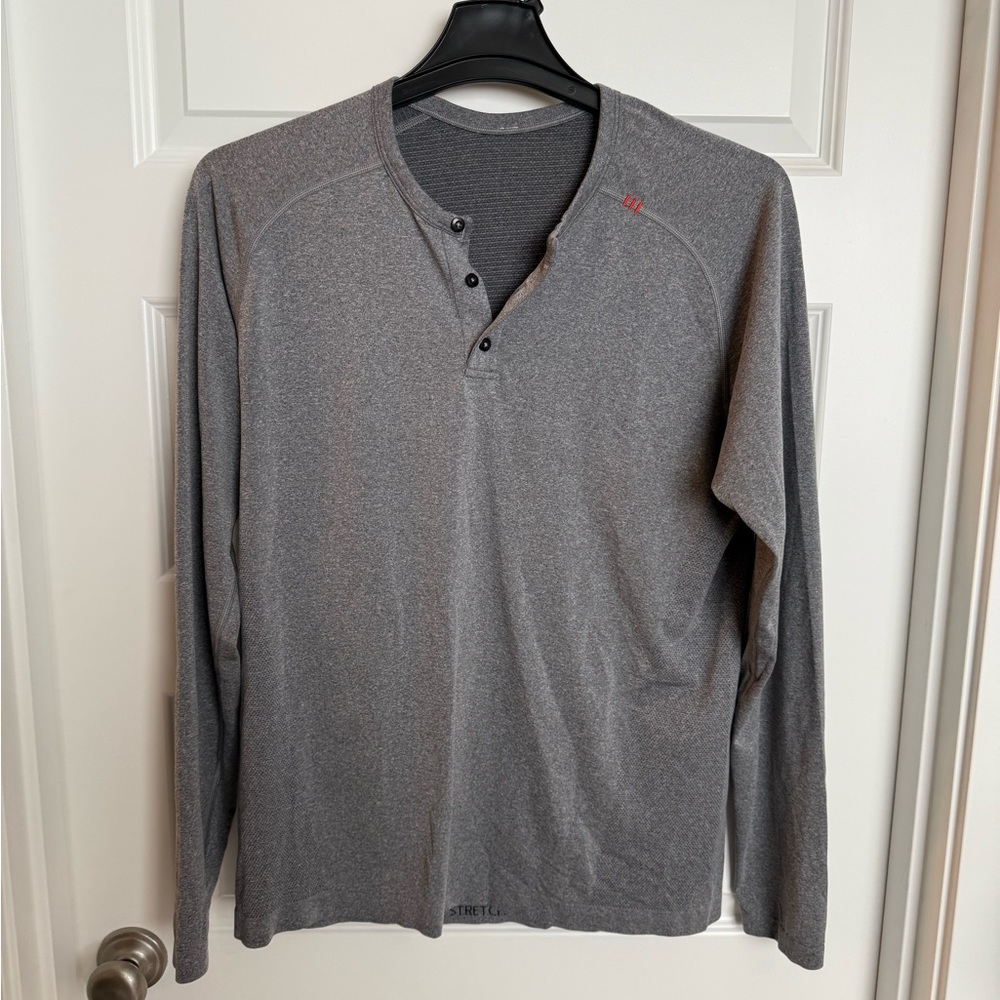 lululemon athletica Gray Long Sleeve Tee